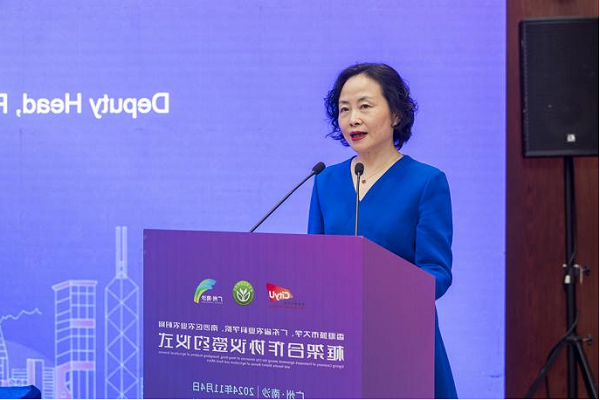 中国>正文刘女士南沙区副区长刘小潼女士表示:"港城大是世界级教学与