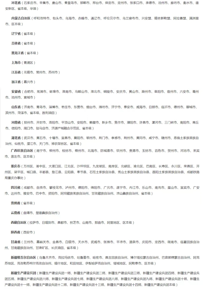 截至5月8日已开通医保个账跨省共济的统筹区。（国家医保局官网截图）