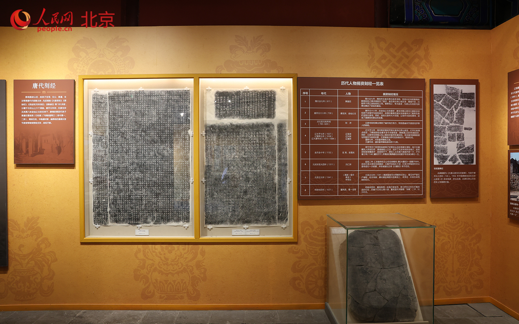 云居寺一万四千余块石经见证中华典籍千年传承。人民网 李世奇摄