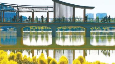 北京玉河湿地公园开园迎客