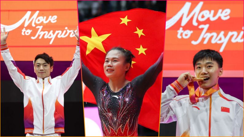 追光丨中国体操登顶世锦赛金牌奖牌双榜首