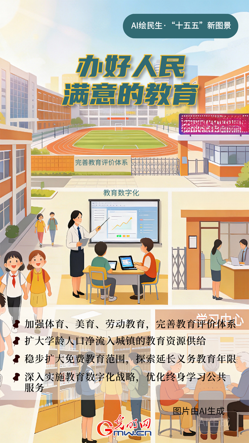 AI绘民生&middot;&ldquo;十五五&rdquo;新图景丨@学生和家长：数字化学习 资源更均衡！