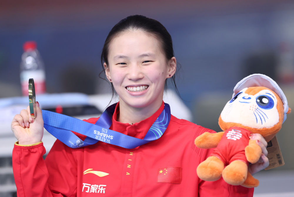 陈芋汐荣膺世界泳联年度最佳女子跳水运动员