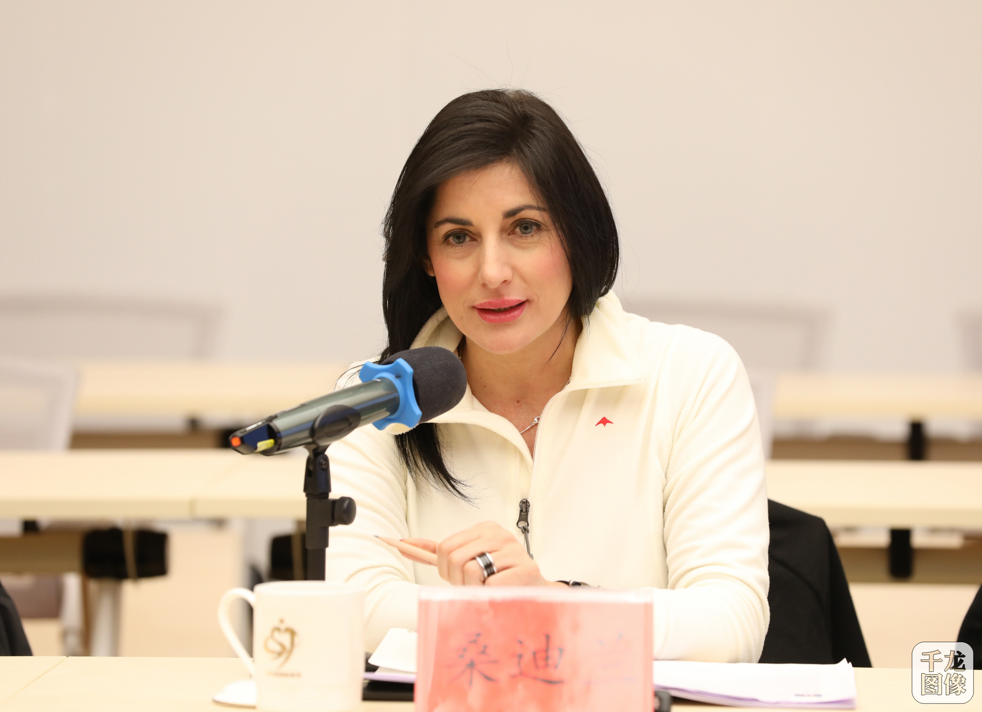 阿根廷众议院阿中议员友好小组主席胡莉安娜·桑迪兰 千龙网记者 桂强摄5