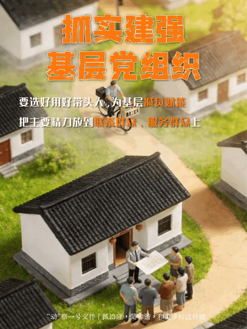 &ldquo;动&rdquo;察一号文件｜抓治理，促和谐，和美乡村这样建