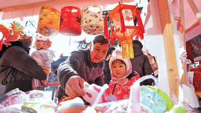 厂甸庙会预热 火神庙变身非遗体验区