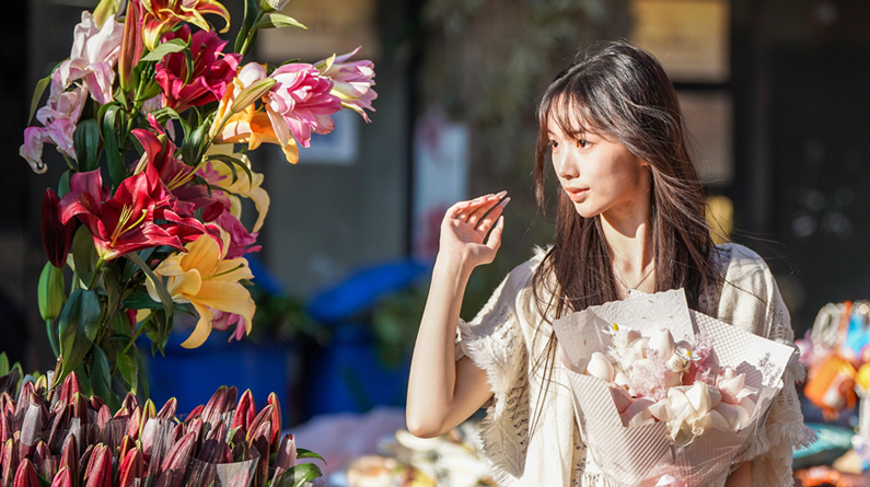 “亚洲花都”年宵花走俏