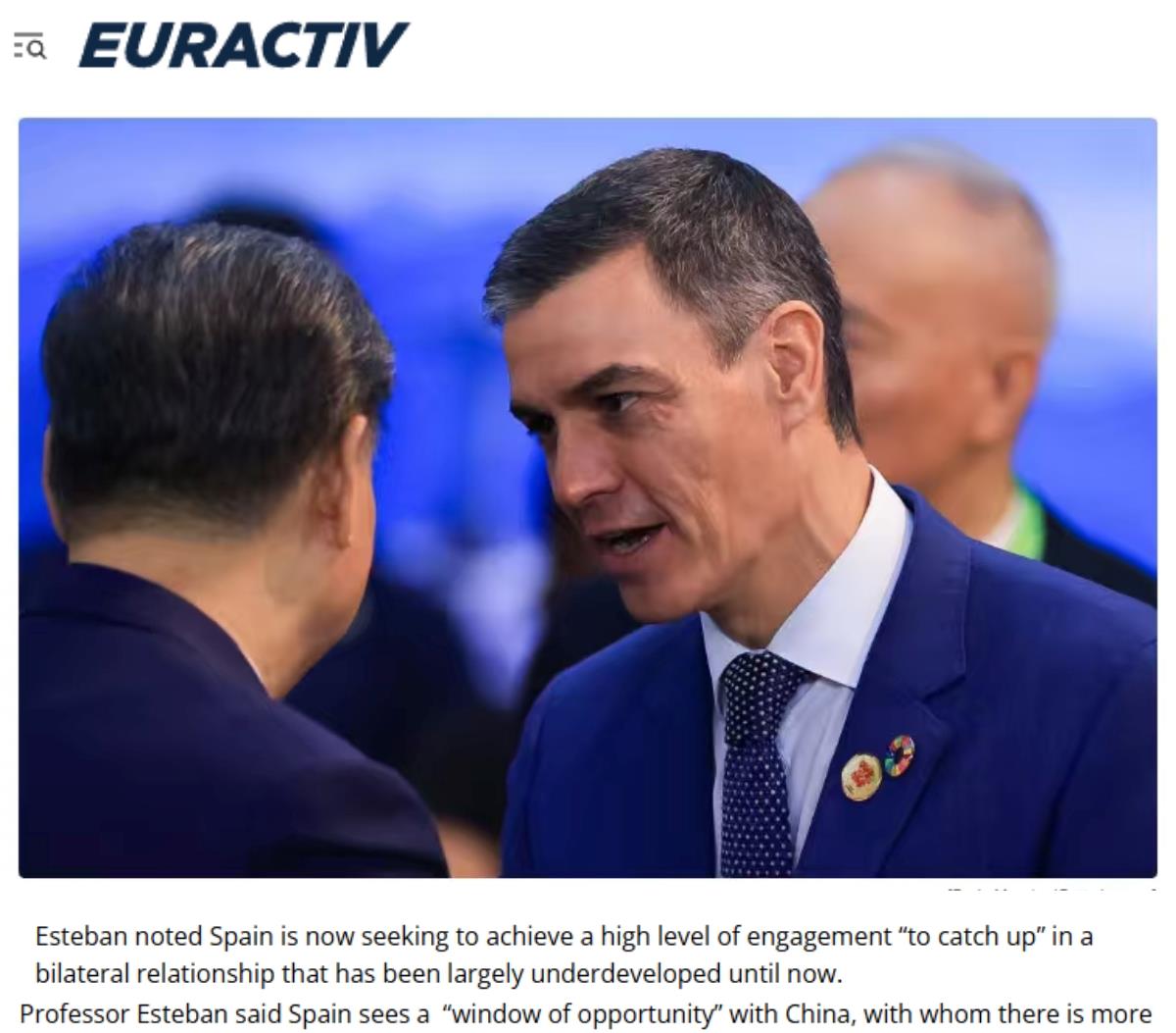 全球媒体聚焦 | 多国媒体关注西班牙首相访华：&ldquo;西班牙看到了与中国的&lsquo;机遇之窗&rsquo;&rdquo;_fororder_2