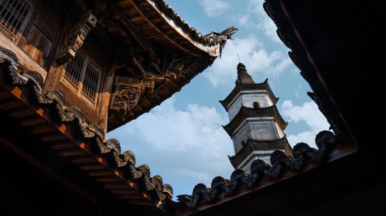 浙江新叶村：塔影斜阳间 耕读文脉长