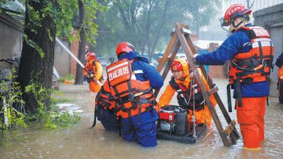 83座泵站速排16万方积水护京城
