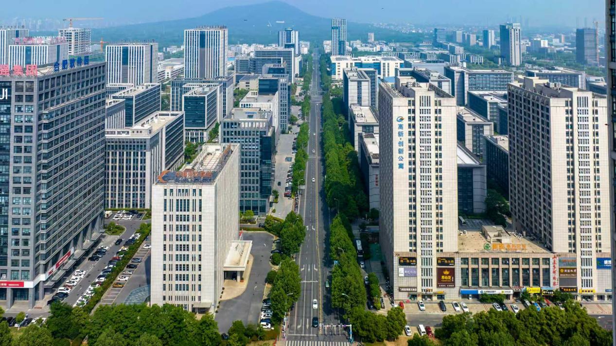 位于合肥高新区的&ldquo;量子大道&rdquo;。合肥高新区管委会供图