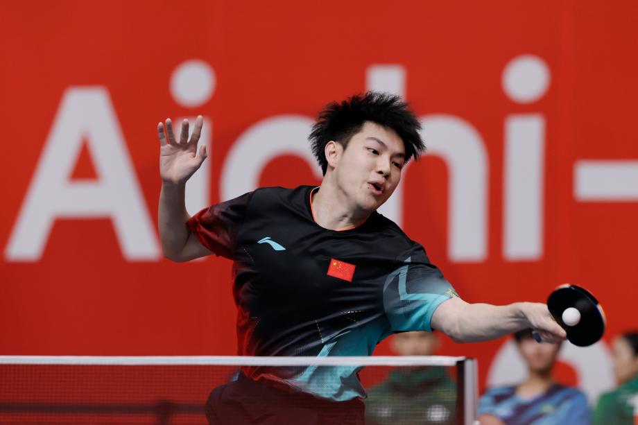 [图]亚运会：国乒男团3-0横扫中国澳门 小组赛开门红