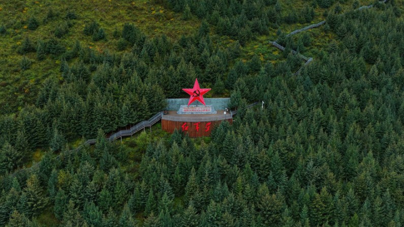 赓续长征精神 奋进复兴征程丨天空之眼瞰长征：镌刻在江源群山的长征印记